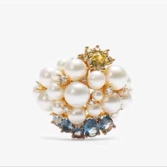 $198 Kate Spade Rain Or Shine Statement Ring - Picture 6 of 6